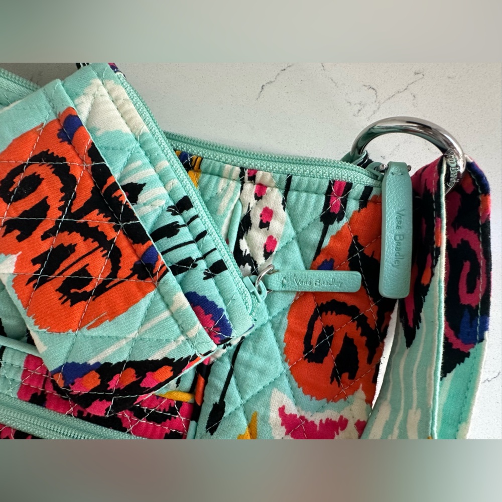 Vera Bradley Triple Zip Hipster Crossbody Bag - with wallet‎ Pueblo - Picture 9 of 10